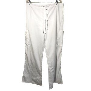 Malibu Doc Womens Scrub Pants Size Large White